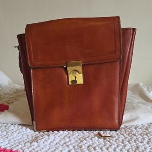 Classic Brown Leather Men's Bag